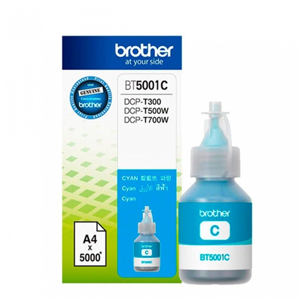 TANQUE DE TINTA BROTHER BT5001C CYAN, 5000 PÁGINAS