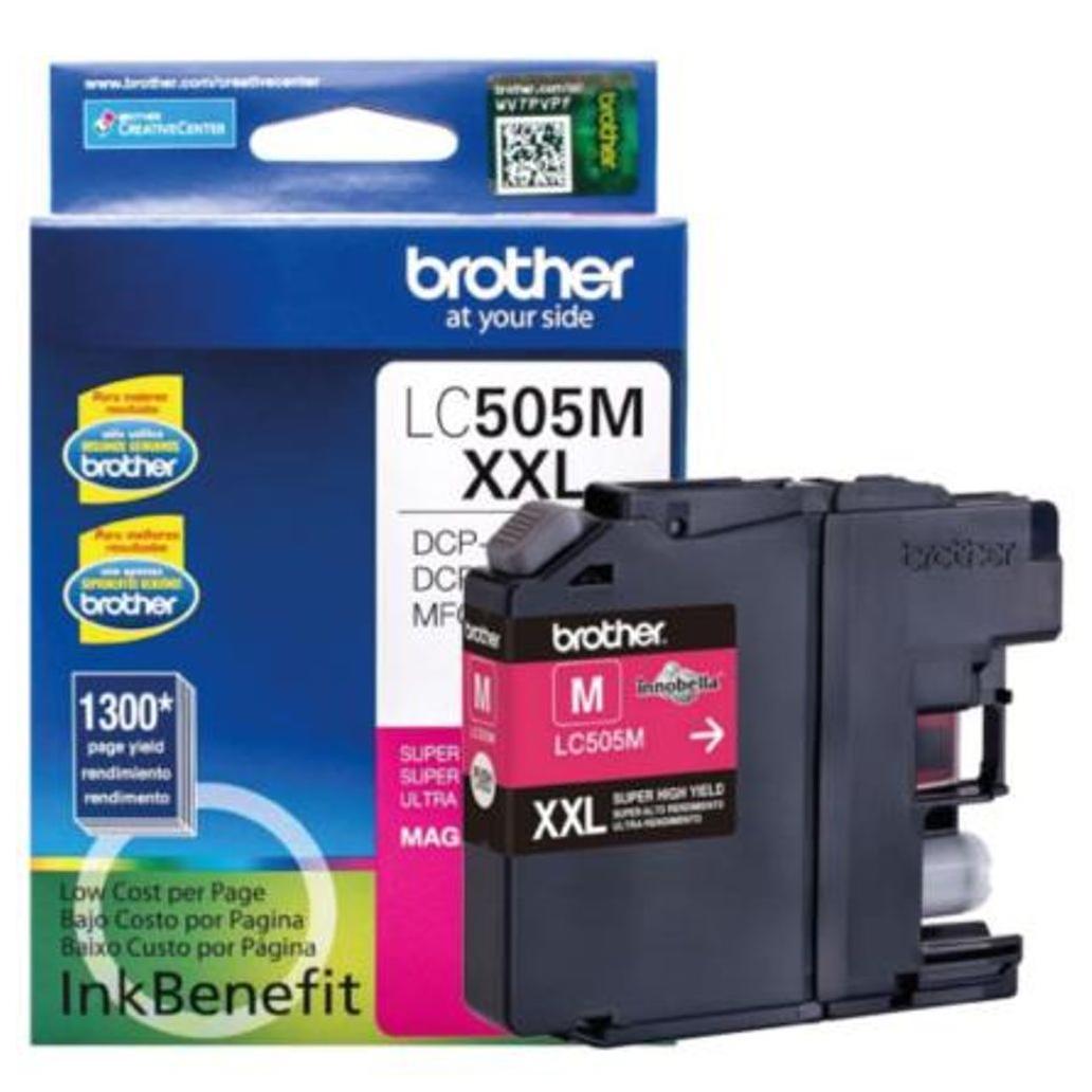 Cartucho de Tinta Brother LC505M Magenta 1300 Página(s) DCP-J100
