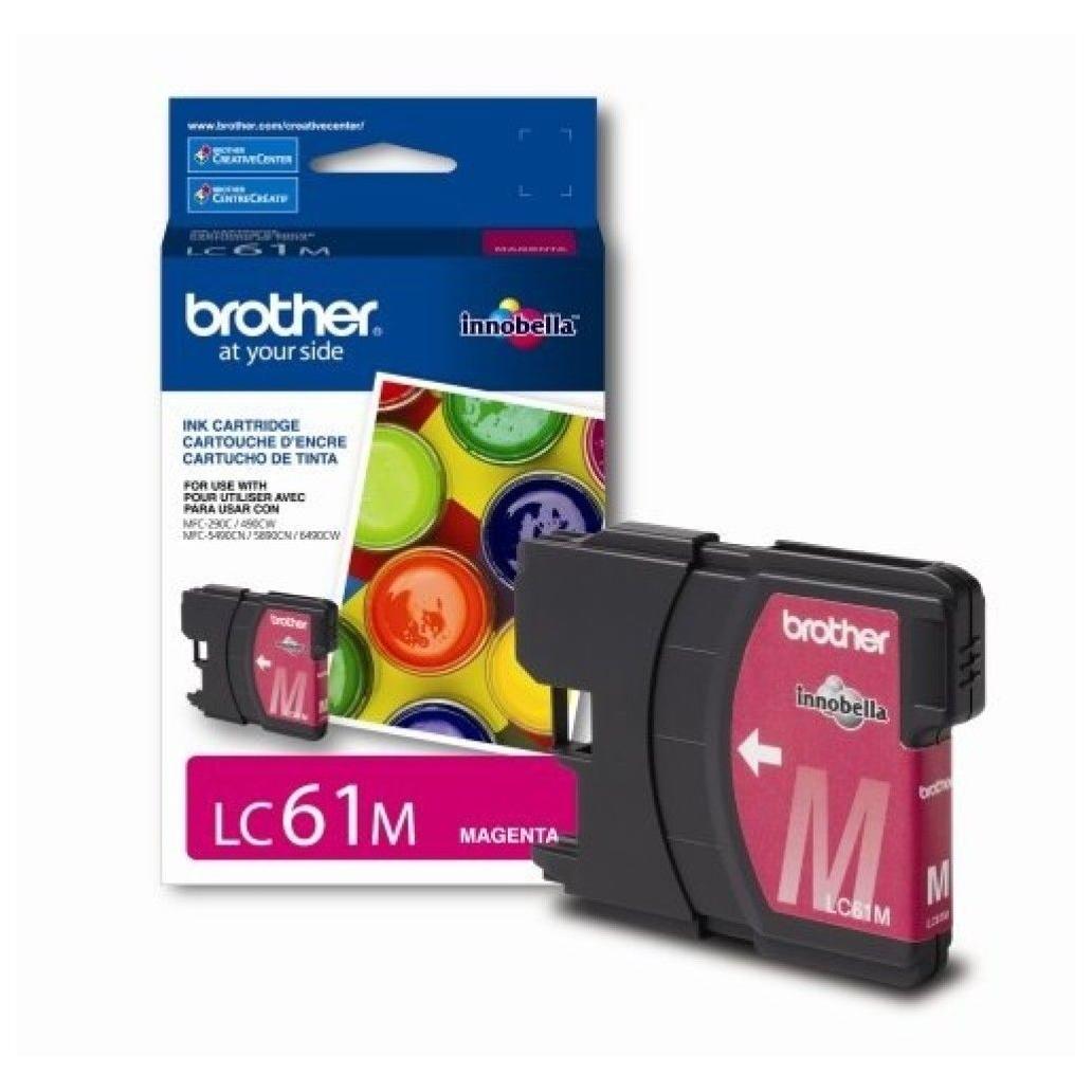 Cartucho de Tinta Brother LC61M Magenta 325 Pagina(s) DCP-165C, 385C