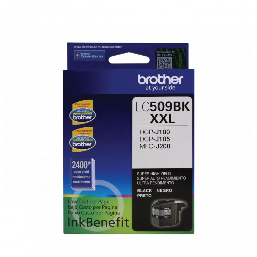 CARTUCHO BROTHER LC509BK NEGRO, 2400 PÁGINAS