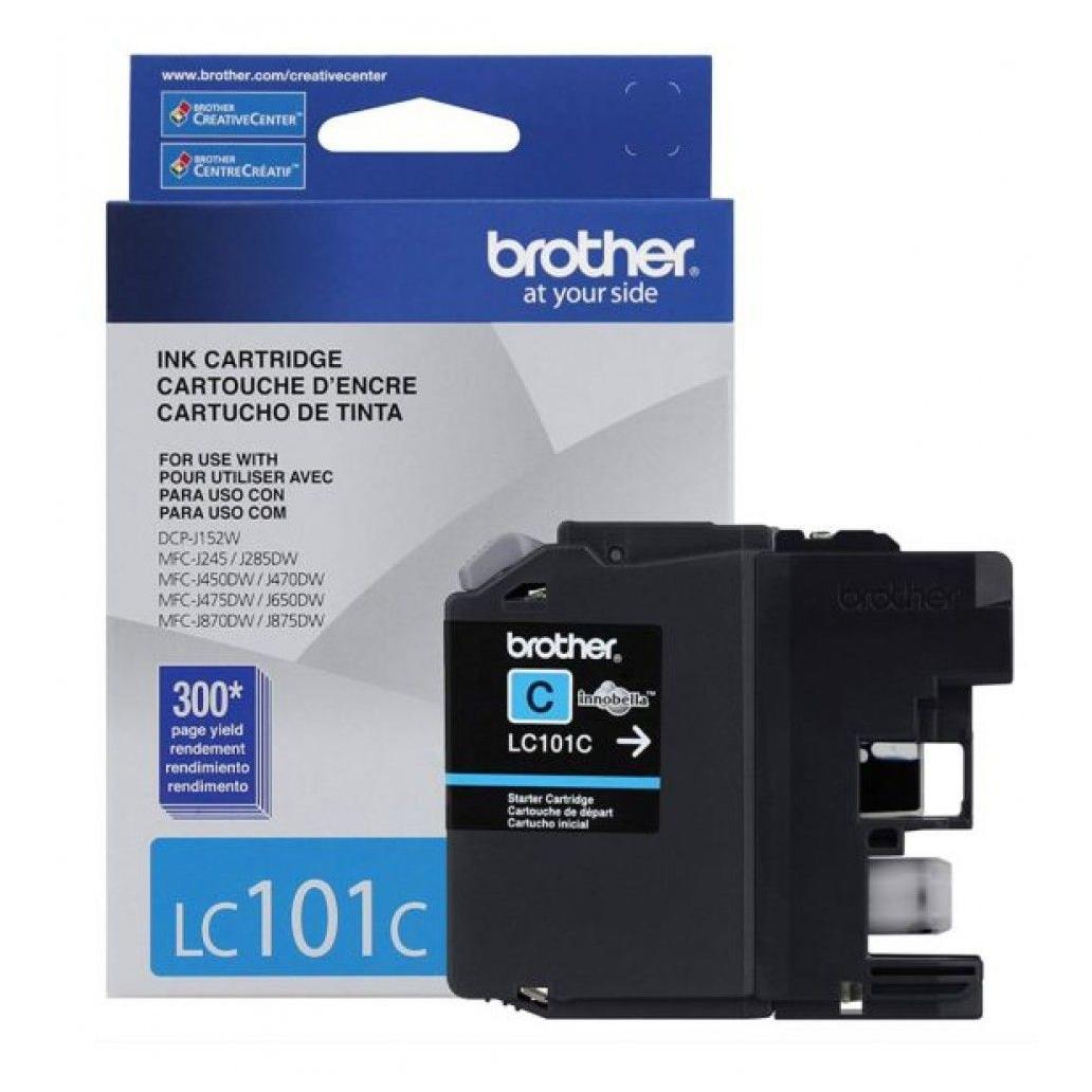 CARTUCHO BROTHER LC101C CYAN, 300 PÁGINAS