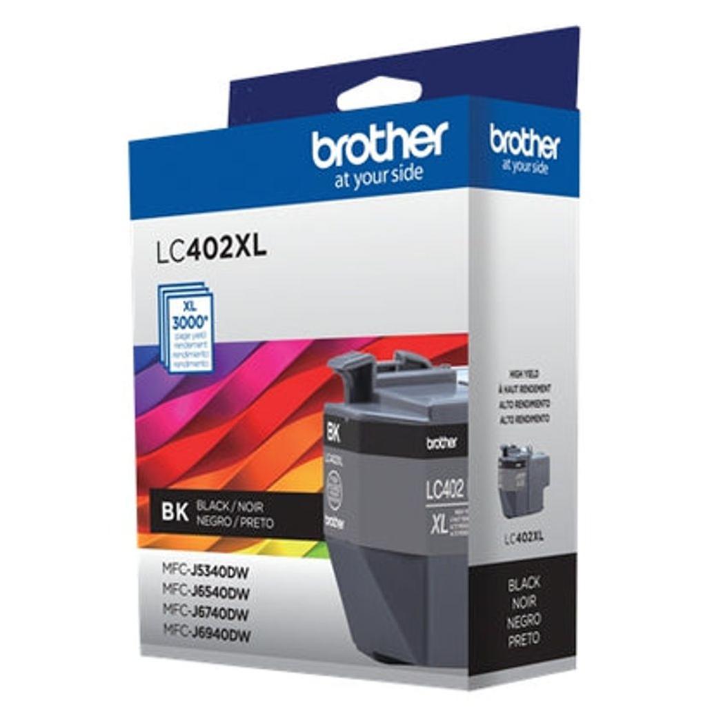 Cartucho de Tinta Brother LC402XLBK Negro 3000 Pagina(s) CJ6940DW, MFC-J6540DW