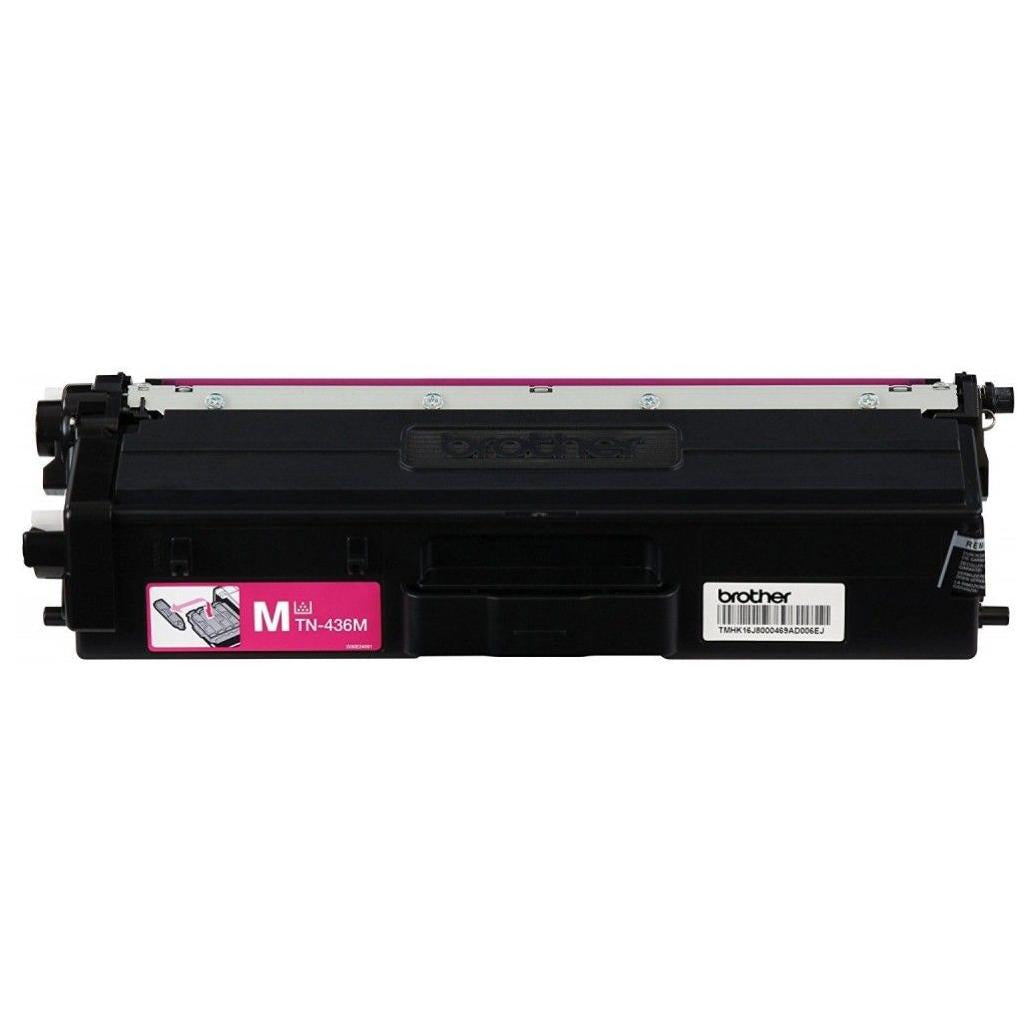 TÓNER BROTHER TN-436M SUPER ALTO RENDIMIENTO MAGENTA, 6500 PÁGINAS TN436M