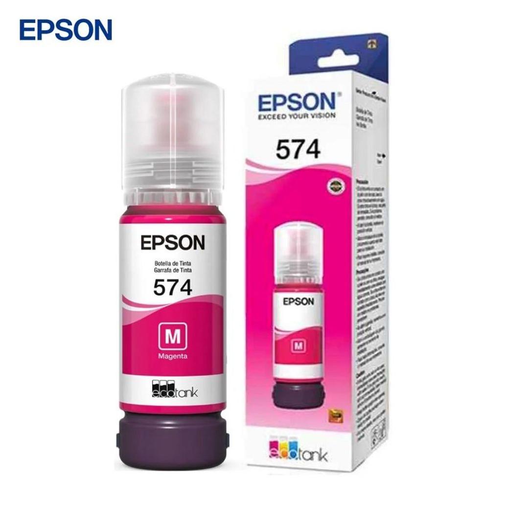 Tinta Epson T574 Color Magenta Compatible con EcoTank L8050 L18050