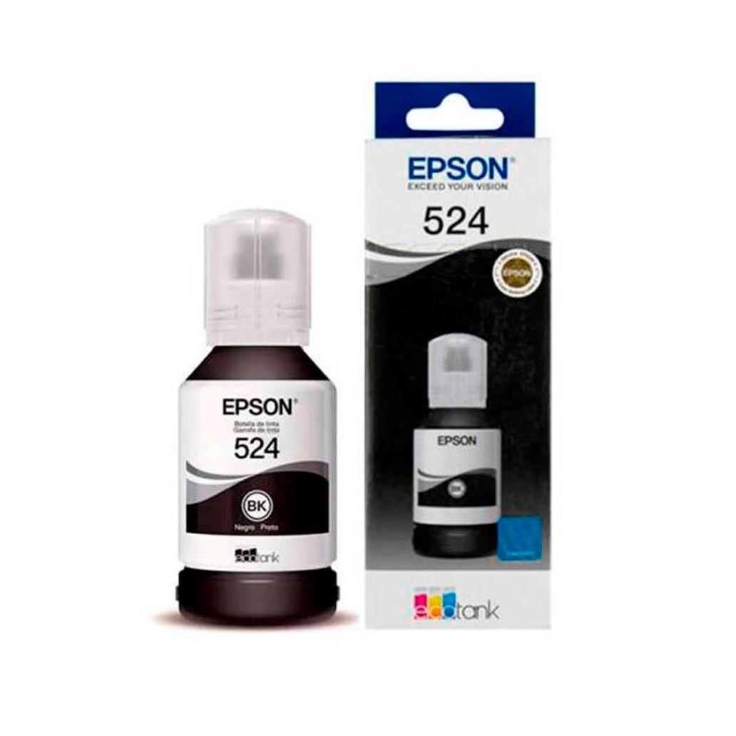 Tinta para Impresora Epson T524 Color Negro EcoTank L15160/L6490
