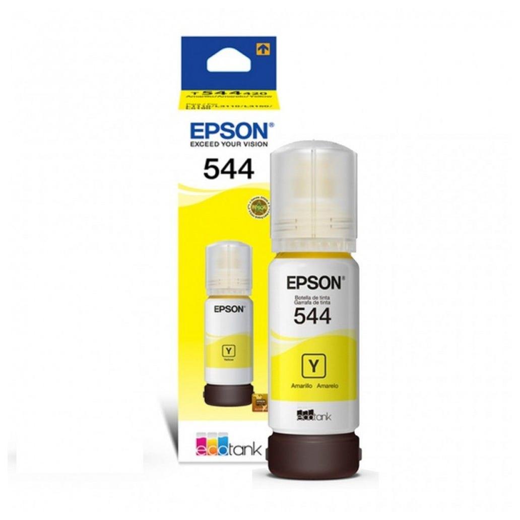 Tinta Epson T544 Color Amarillo 65ml EcoTank L110/L3110/L3150/L5190