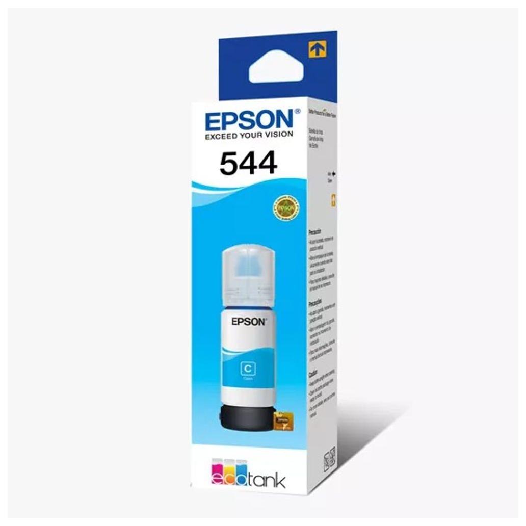 Tinta Epson T544 Color Cian 65ml EcoTank L110/L3110/L3150/L5190