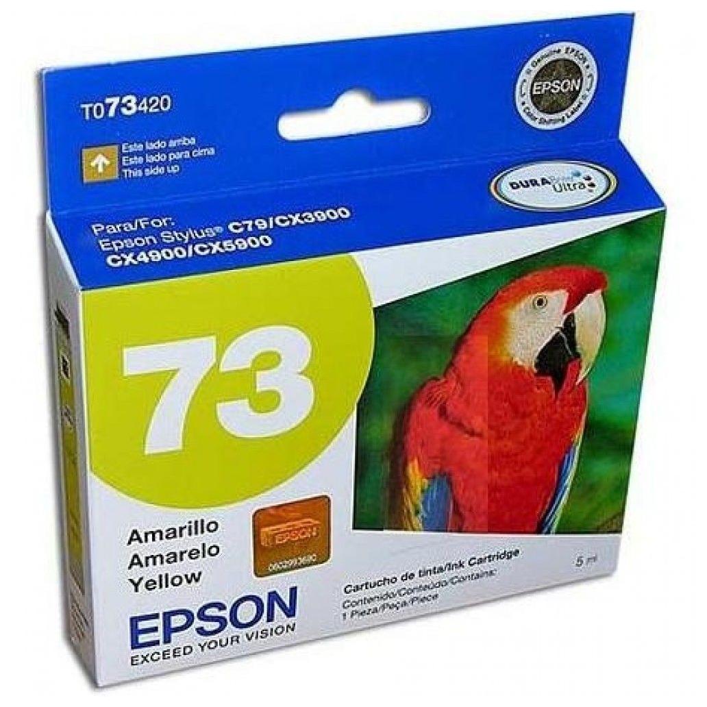 Cartucho de Tinta Epson original t073420 al amarillo