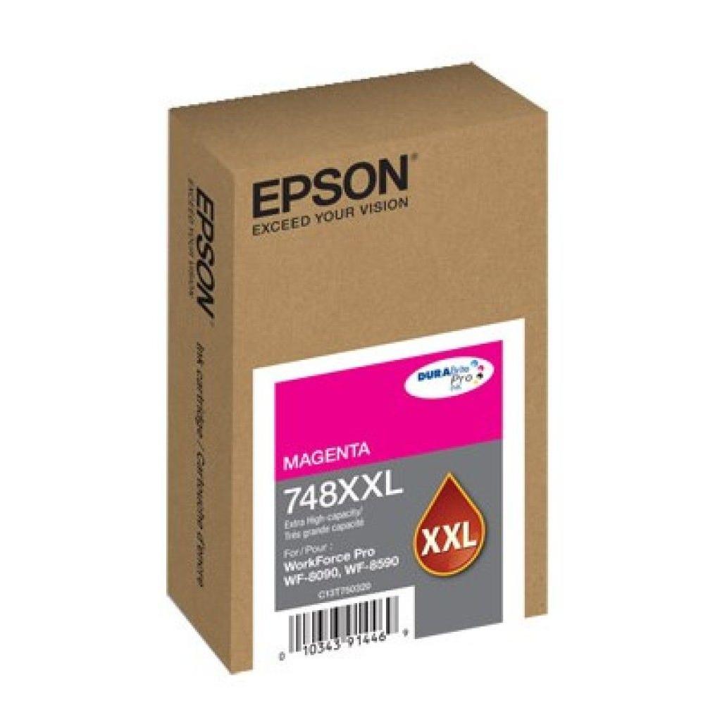 Cartucho de Tinta Epson T748XXL Magenta WorkForce Pro WF-6590/WF-8590/WF-6090