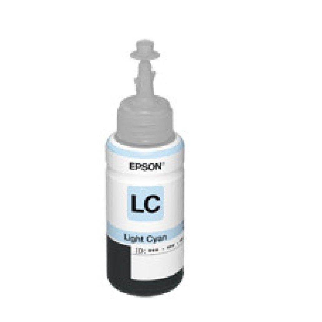Botella de Tinta Epson T673 Cian Claro 70 ml