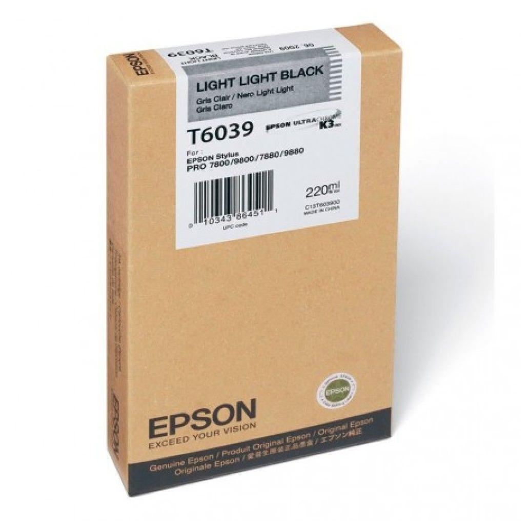 Cartucho de Tinta Epson t603900 negro claro claro stylus pro 7880 9880