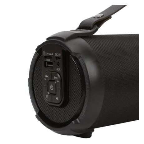 Bocina Inalámbrica Bazooka Air + Beats 1500mAh Bluetooth Acabado de Tela Color Negro