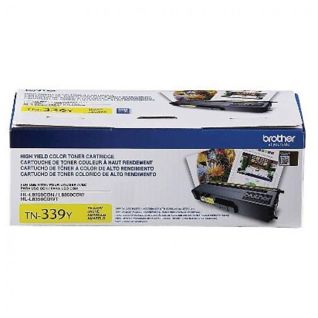 TÓNER BROTHER TN339Y AMARILLO, 6000 PÁGINAS
