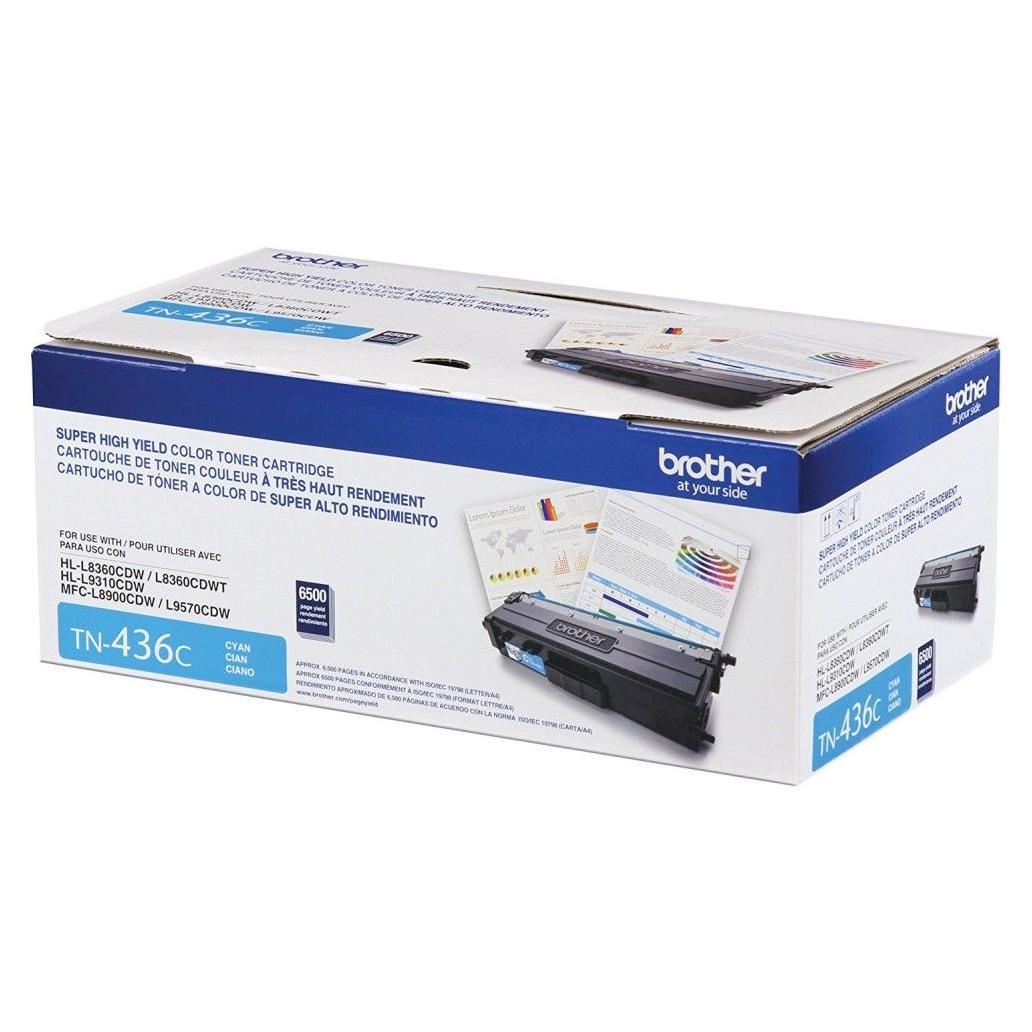 Cartucho de Toner Brother TN-436C Cian 6500 Página(s) HL-L8360CDW, HL-L8360CDWT