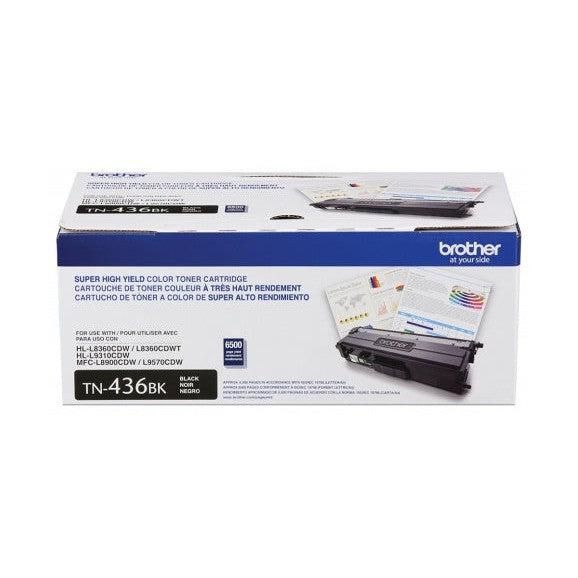Tóner Brother TN-436BK Super Alto Rendimiento Negro, 6500 Páginas