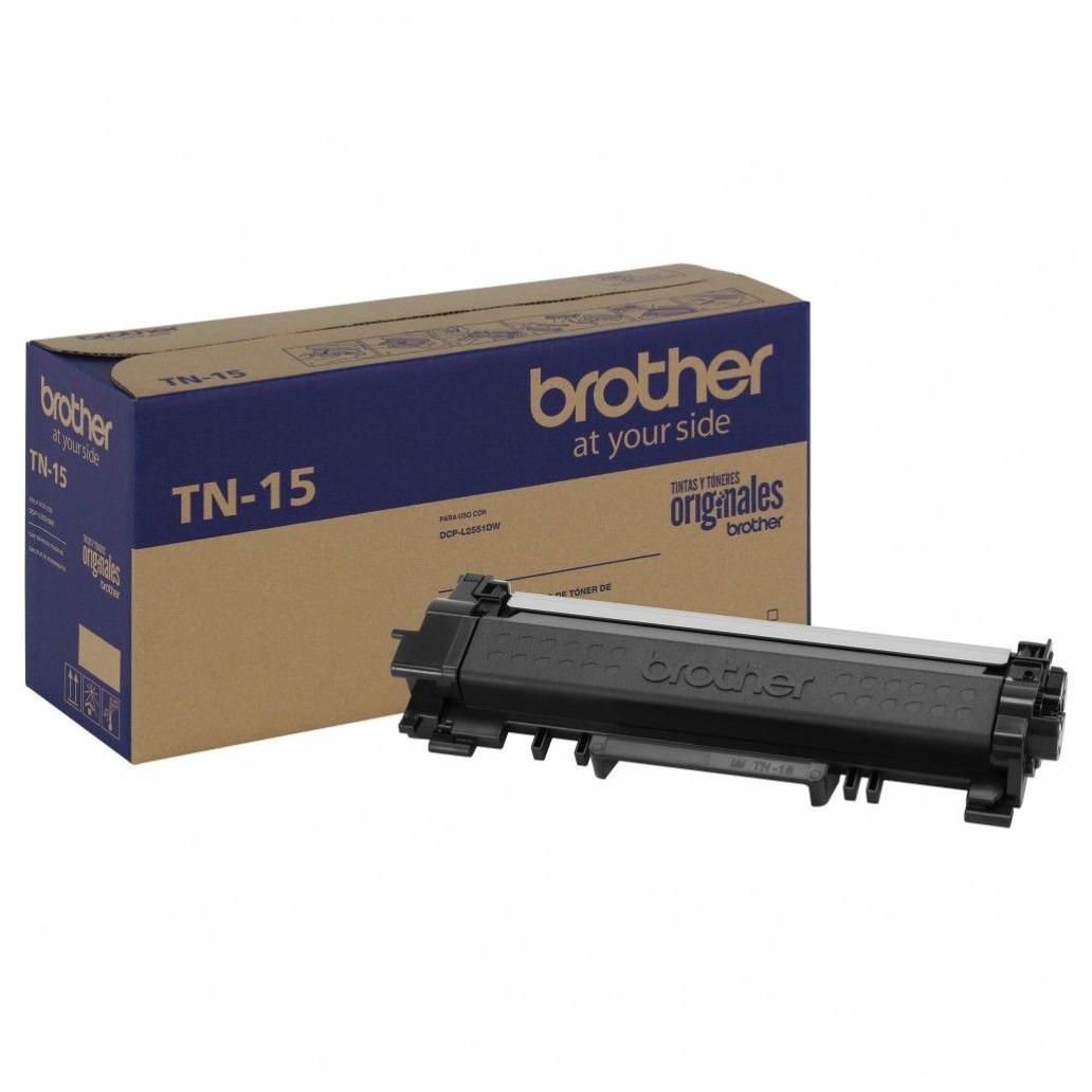 TÓNER BROTHER TN15 NEGRO SÚPER ALTO RENDIMIENTO