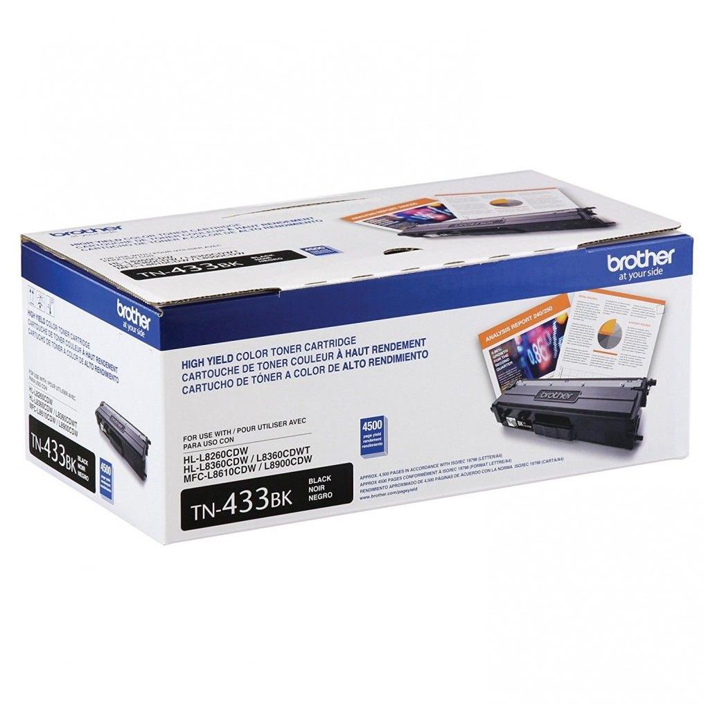 Brother TN-433BK cartucho de tóner Original Negro 1