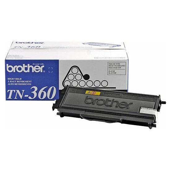 Tóner Brother TN360 Rendimiento 2600 Páginas HL2140/HL2170 Color Negro