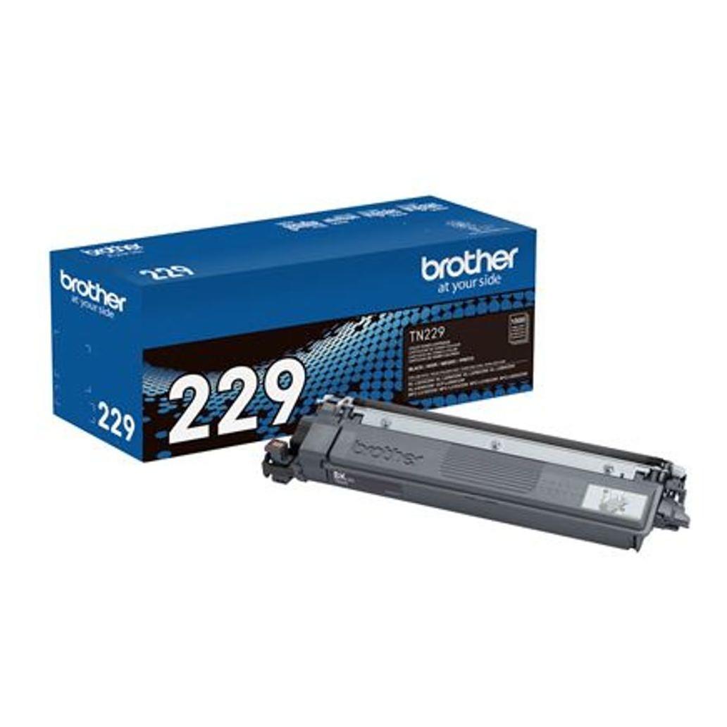 Cartucho de Tóner Brother TN229BK Color Negro Rendimiento de Páginas 1500 Página(s) Compatible con HL-L3220CDW, HL-L3280CDW