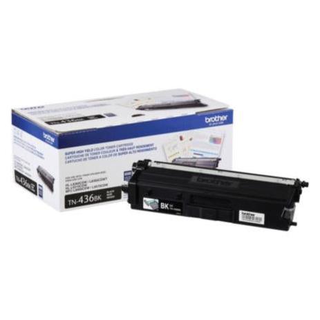 Tóner Brother TN436BK Super Alto Rendimiento Negro, 6.500 Páginas