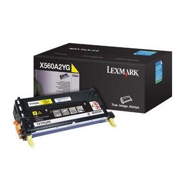 Tóner Lexmark X560A2YG Amarillo, 4.000 Páginas