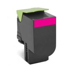 Tóner Lexmark 80C8HM0 Alto Rendimiento Magenta, 3.000 Páginas