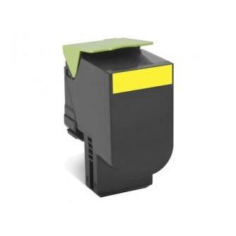 Tóner Lexmark 80C8SY0 Amarillo, 2.500 Páginas