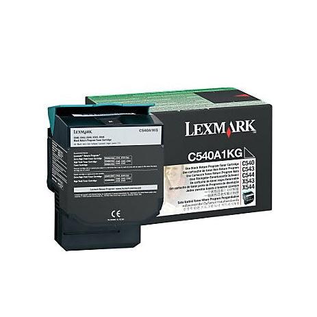 Tóner Lexmark Programa Retorno C540A1KG Negro, 1000 Páginas