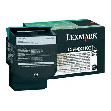 Tóner Lexmark C544X1KG Super Alto Rendimiento Negro, 6.000 Páginas
