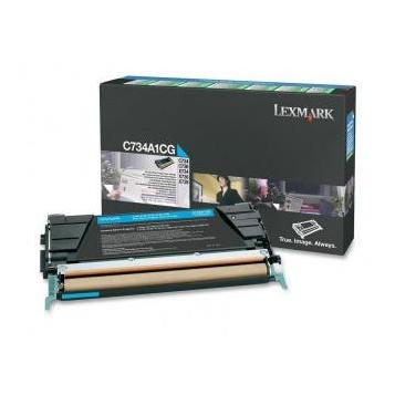 Tóner Lexmark C734A1CG Cian, 6.000 Páginas