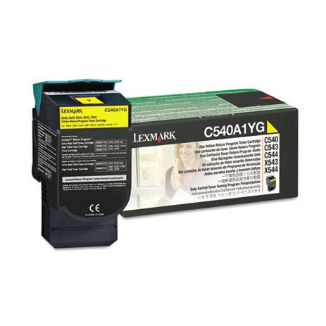 TONER LEXMARK AMARILLO RETURN C540/43/44 X543/544