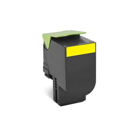 Toner Lexmark 80C8HY0 Amarillo Alto Rendimiento Programa Retorno
