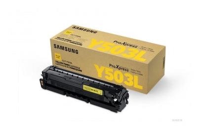 Tóner Samsung CLT-Y503L Amarillo, 5.000 Páginas