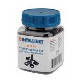 Intellinet Tornillos con Tuercas para Rack/Gabinete, 50 Piezas