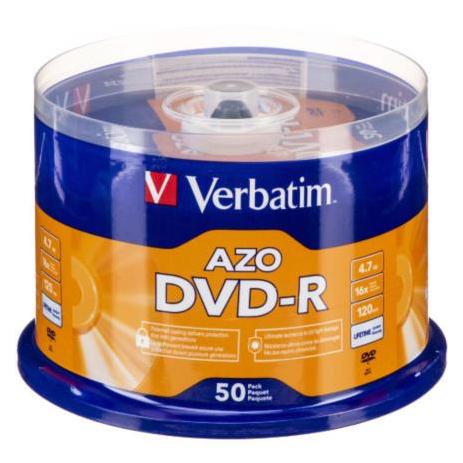 Verbatim Torre de Disco Vírgen para DVD, DVD-R, 16x, 4.7GB, 50 Piezas