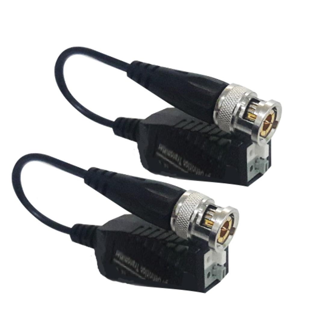 TRANSCEPTOR PAR PIGTAIL HDCVI TVI AHD CONEXION PUSH