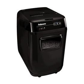 Fellowes Trituradora de Corte Cruzado AutoMax 200C, 10 Hojas, 32 Litros, Negro