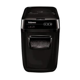 Fellowes Trituradora de Corte Cruzado AutoMax 200C, 10 Hojas, 32 Litros, Negro