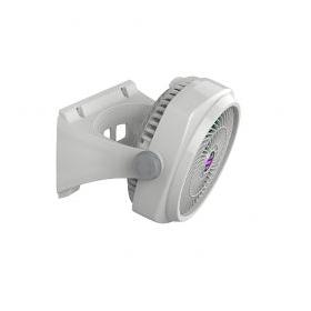 Navia Ventilador de Piso Vortex, 3 Velocidades, 12'', Blanco