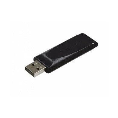 Memoria USB Verbatim Slider Go, 16GB, USB 2.0, Negro