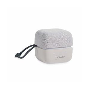 Verbatim Bocina Portátil Cube, Bluetooth, Inalámbrico, 5W RMS, USB, Blanco