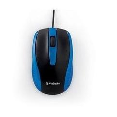 Mouse Verbatim Óptico Bravo, Alámbrico, USB, Negro/Azul
