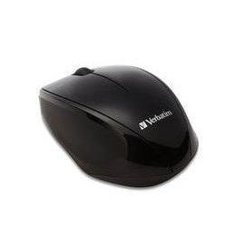 Mouse Verbatim Óptico Multi-Trac LED Azul, Inalámbrico, Negro