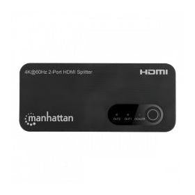 Manhattan Video Splitter HDMI, 2 Puertos HDMI
