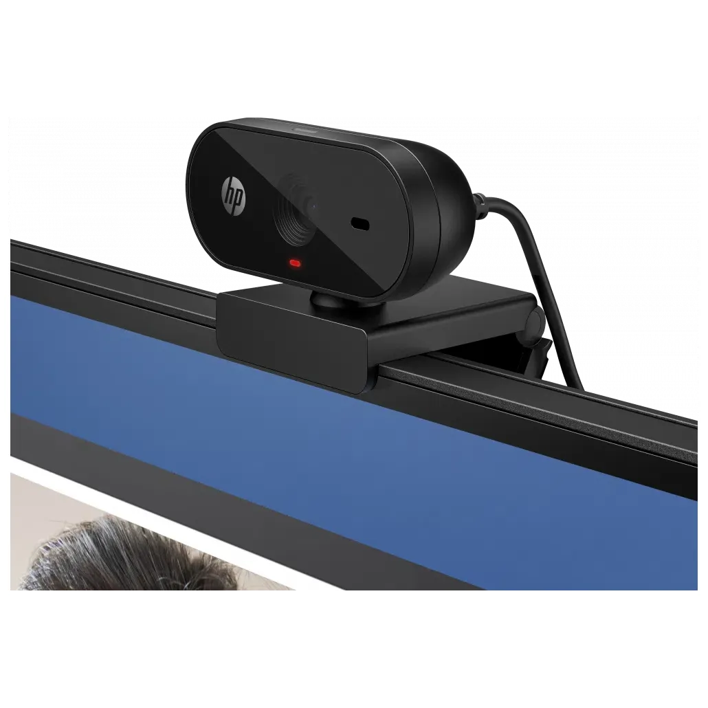 HP Webcam 325, 1920 x 1080 Pixeles, USB, Negro