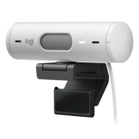 Logitech Webcam Brio 500 con Micrófono, 4MP, 1920 x 1080 Píxeles, USB-C, Blanco