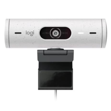 Logitech Webcam Brio 500 con Micrófono, 4MP, 1920 x 1080 Píxeles, USB-C, Blanco