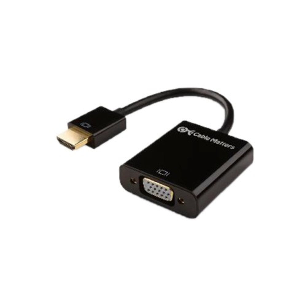 Adaptador XCASE HDMITOVGA HDMI Macho a VGA Hembra