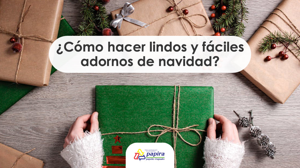 ¿Cómo hacer lindos y fáciles adornos de navidad?