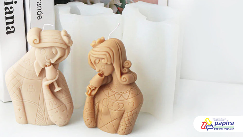 hacer moldes para velas